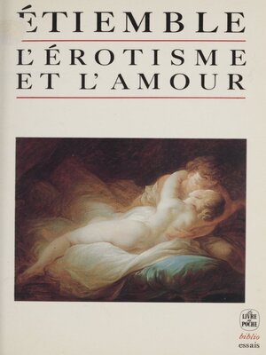 cover image of L'érotisme et l'amour